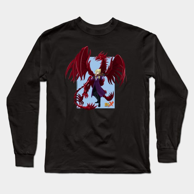 B't Je T'aime Fou Lafine Long Sleeve T-Shirt by Zapt Art